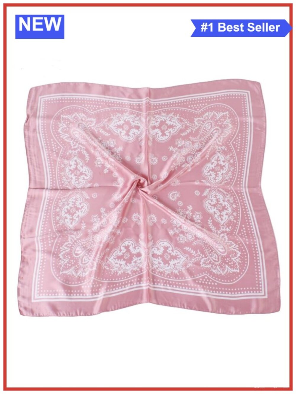 Satin Silk-Like Hair Scarf 27x27 Head Wrap Bandana Bag Scarf Women